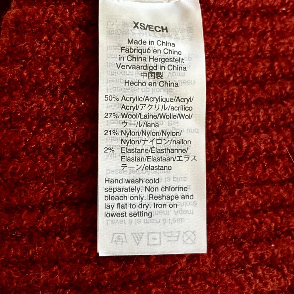 Madewell Fuzzy Turtleneck In Coppery Rust - image 7